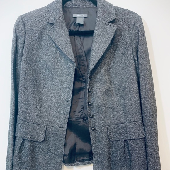 Ann Taylor Jackets & Blazers - Ann Taylor Grey Career Suit Size 8